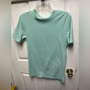 Express MEN S small stretch crew neck shortsleeved tee light blue